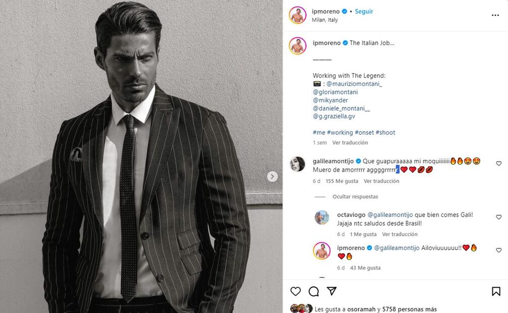 Galilea Montijo y su novio Isaac Moreno se demuestran su amor también en redes sociales.