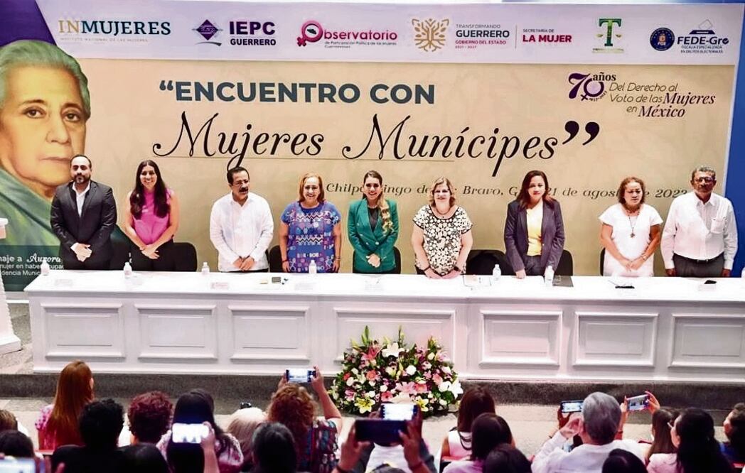 En el evento se recordó a Aurora Mesa Andraca, primera presidenta municipal en México.