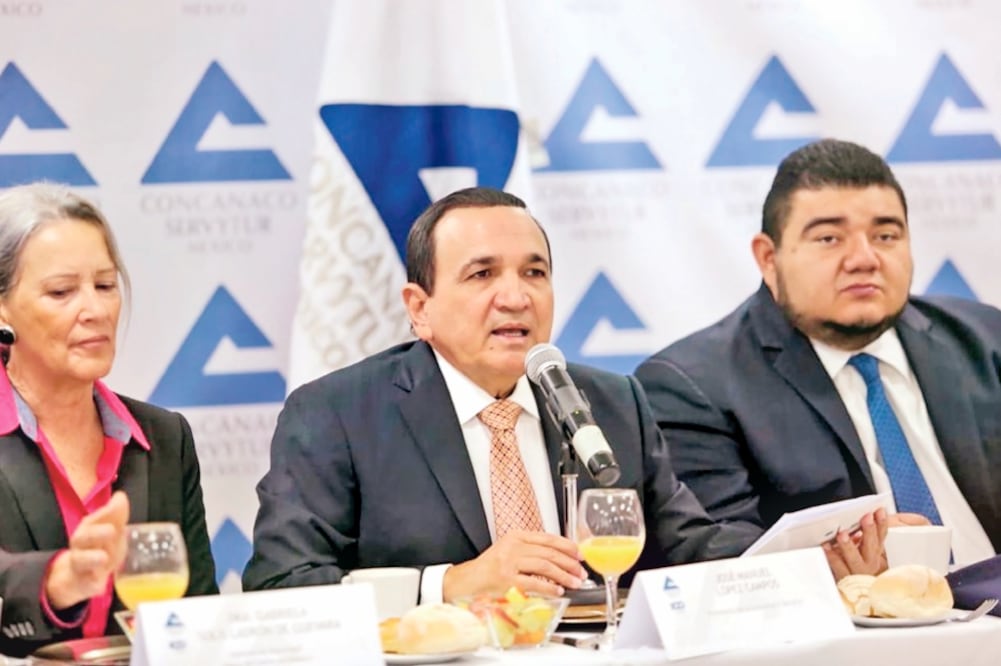 José Manuel López Campos, presidente de la Concanaco, expuso que la confederación va a elaborar un mapa de delitos en empresas del país. (CORTESÍA)
