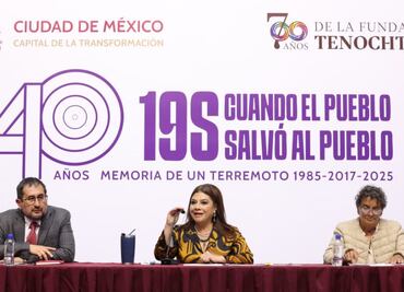 Brugada anuncia actividades para conmemorar a víctimas de terremotos de 1985 y 2017; habrá eventos culturales, de prevención y organización ciudadana