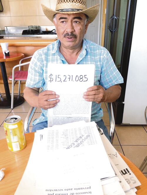 Intimidación. El síndico Óscar Hugo Herrera Hernández vive amenazado de muerte, luego de que sus seguidores se enfrentaron con quienes apoyan al edil (ARCHIVO. EL UNIVERSAL)