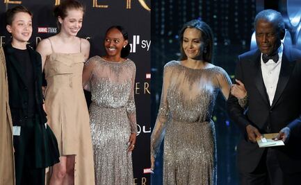 Hijos de Jolie reciclan ropa de su mamá