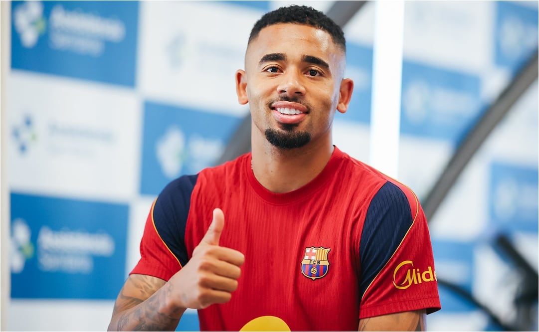 FOTO: Gabriel Jesus llega al Barcelona en el cierre del mercado de fichajes