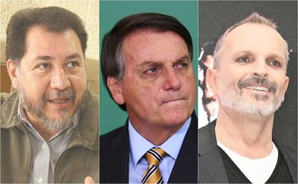 Noroña, Bolsonaro, Bosé y otros personajes contra el cubrebocas