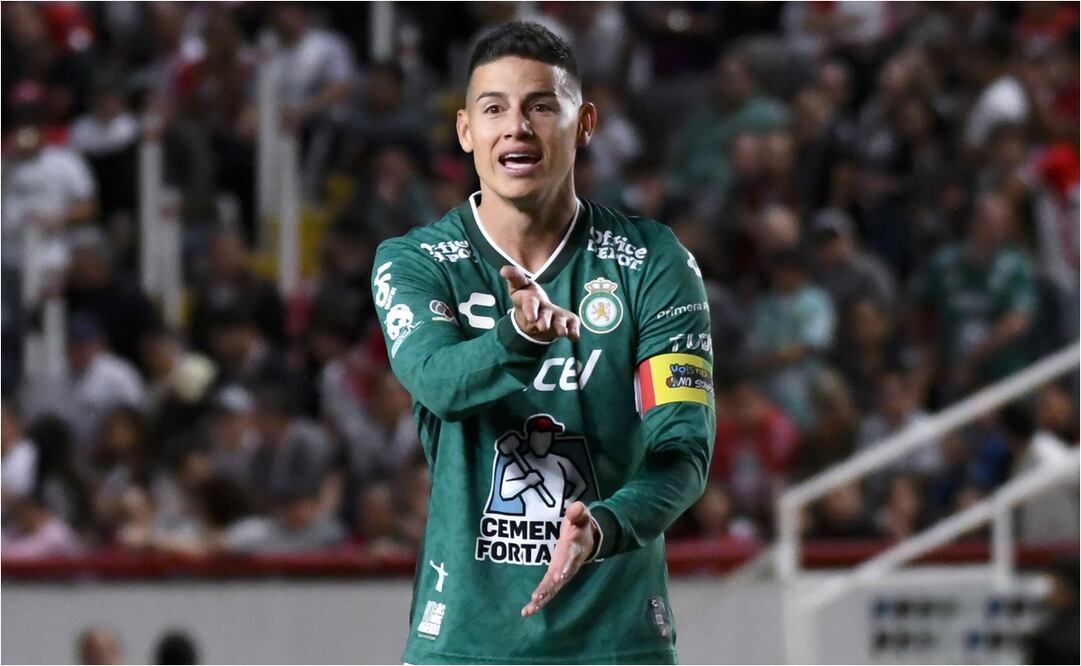 James Rodríguez, en un partido contra Necaxa. FOTO: IMAGO7