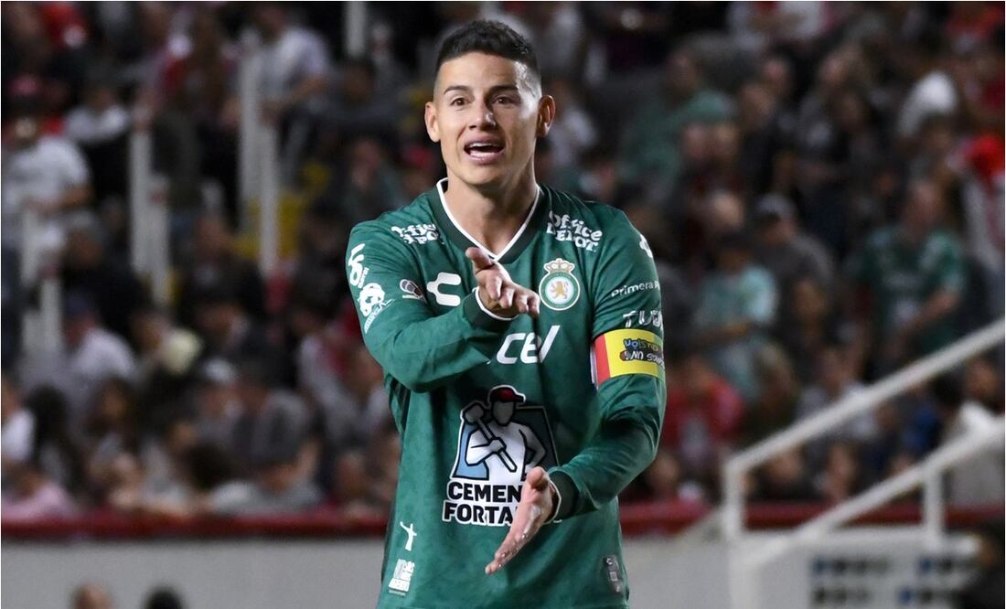 James Rodríguez, en un partido contra Necaxa. FOTO: IMAGO7