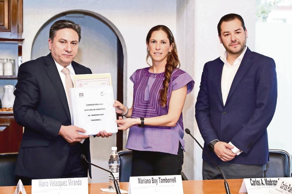 Equidad. Mariana Boy Tamborrel, virtual candidata del PVEM para la CDMX, será una de cinco mujeres que compitan. (BERENICE FREGOSO. EL UNIVERSAL)