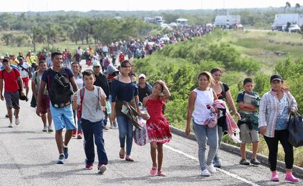 La ruta de la caravana migrante; al final pocos lo lograrán