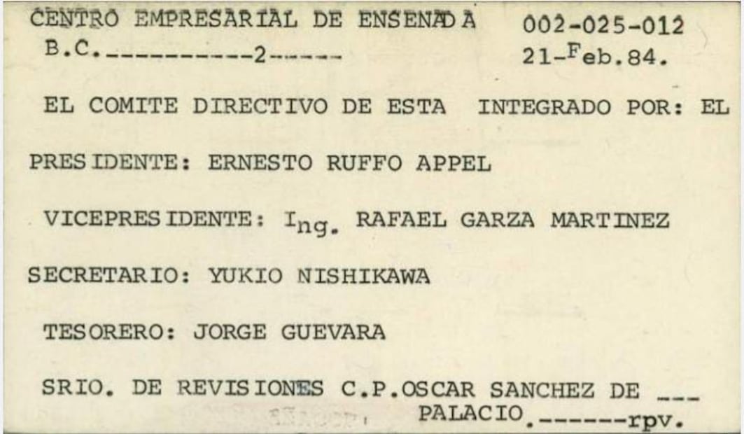 15 años antes de ser gobernador, la Dirección Federal de Seguridad ya espiaba a Ernesto Ruffo Appel. Foto: Especial