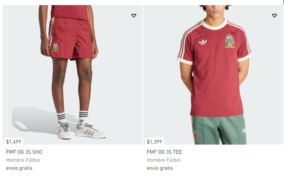 Ropa retro de la Selección Mexicana