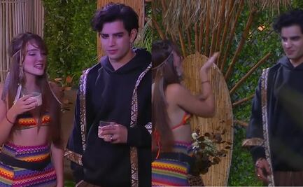 La química entre Elaine y Aaron se hizo notar en la fiesta de "La Casa de los Famosos México"