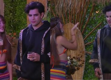 La química entre Elaine y Aaron se hizo notar en la fiesta de "La Casa de los Famosos México"