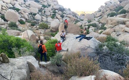 INM rescata a 5 migrantes abandonados por su "guía" en La Rumorosa, Baja California