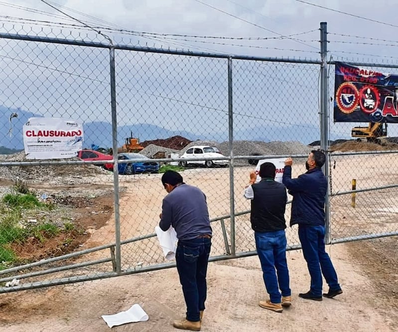 La Propaem y Medio Ambiente, junto a la fiscalía mexiquense, han clausurado varios tiraderos clandestinos. Foto: Especial