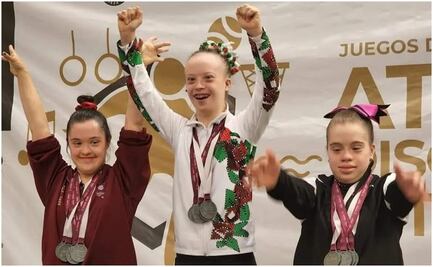 La mexicana Bibi Wetzel clasificó al Mundial de Gimnasia Artística de Síndrome de Down