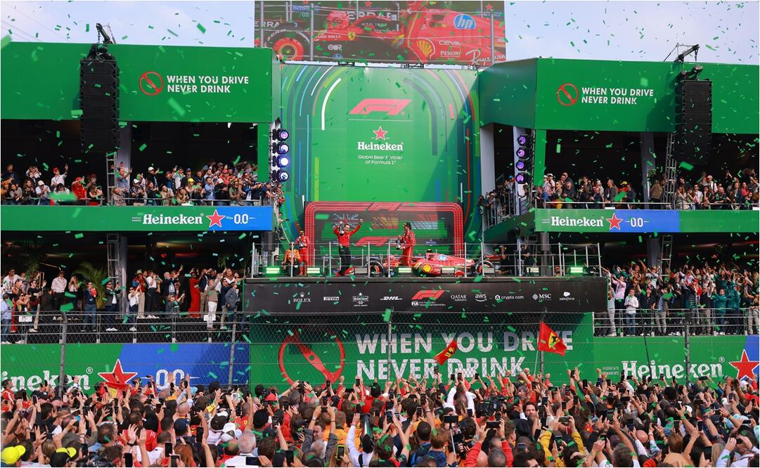 El Gran Premio de México seguirá teniendo un espacio en la F1 hasta 2028. FOTO: IMAGO7