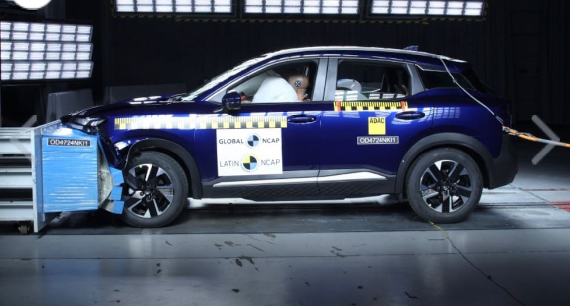 Nissan New Kicks + 6 Airbags. Foto: Latin NCAP