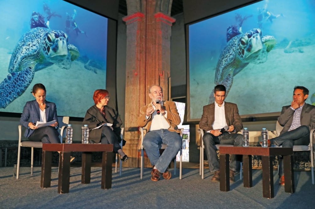 Expertos resaltaron la importancia de sensibilizar a la población sobre la p rotecc ió n del océano, en la presentación de los cortometrajes Números Naturales. (VALENTE ROSAS. EL UNIVERSAL)