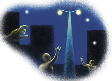 Así es vivir en las penumbras por el mal alumbrado público