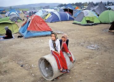 Vulnerables, niños refugiados en Europa