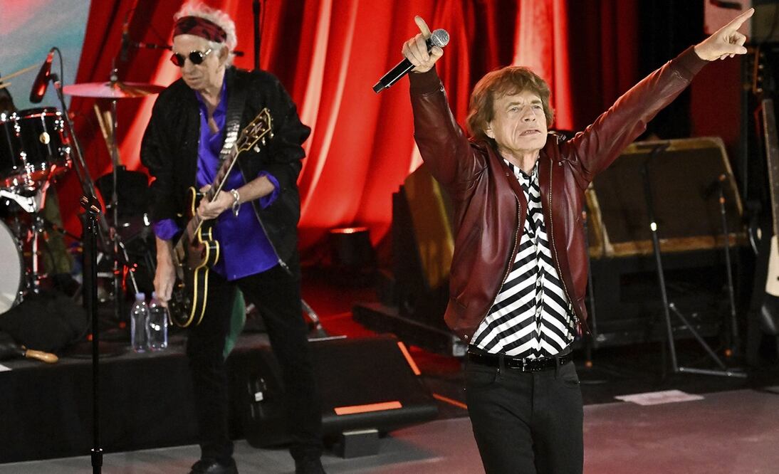 Los Rolling Stones en la celebración del lanzamiento de "Hackney Diamonds". Foto: Evan Agostini/Invision/AP.