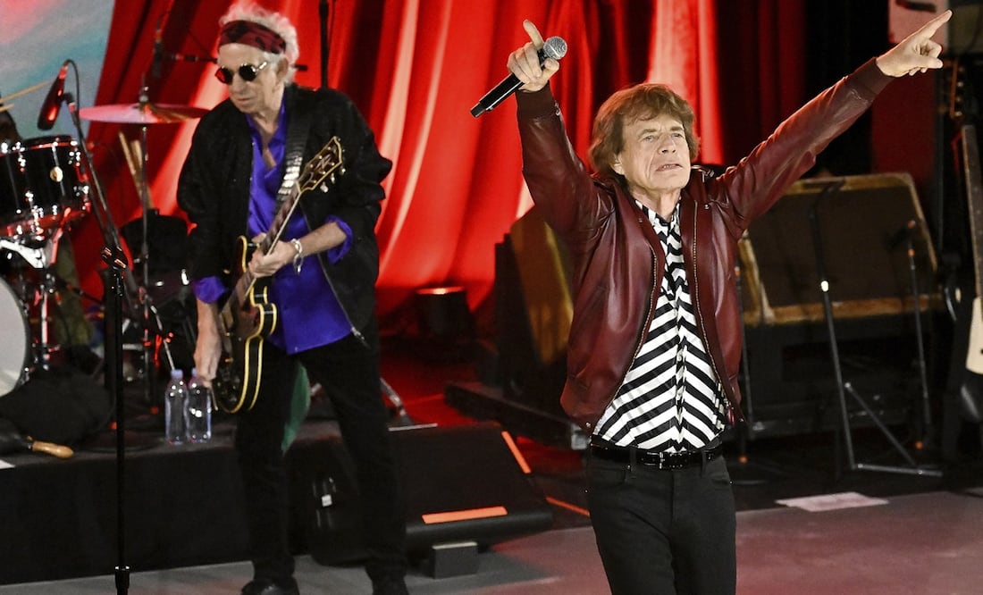 Los Rolling Stones en la celebración del lanzamiento de "Hackney Diamonds". Foto: Evan Agostini/Invision/AP.