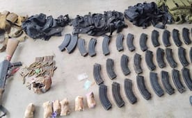 Incautan armas de fuego en Jiquipilas, Chiapas; presuntos criminales logran escapar