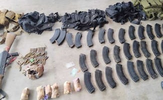 Incautan armas de fuego en Jiquipilas, Chiapas; presuntos criminales logran escapar