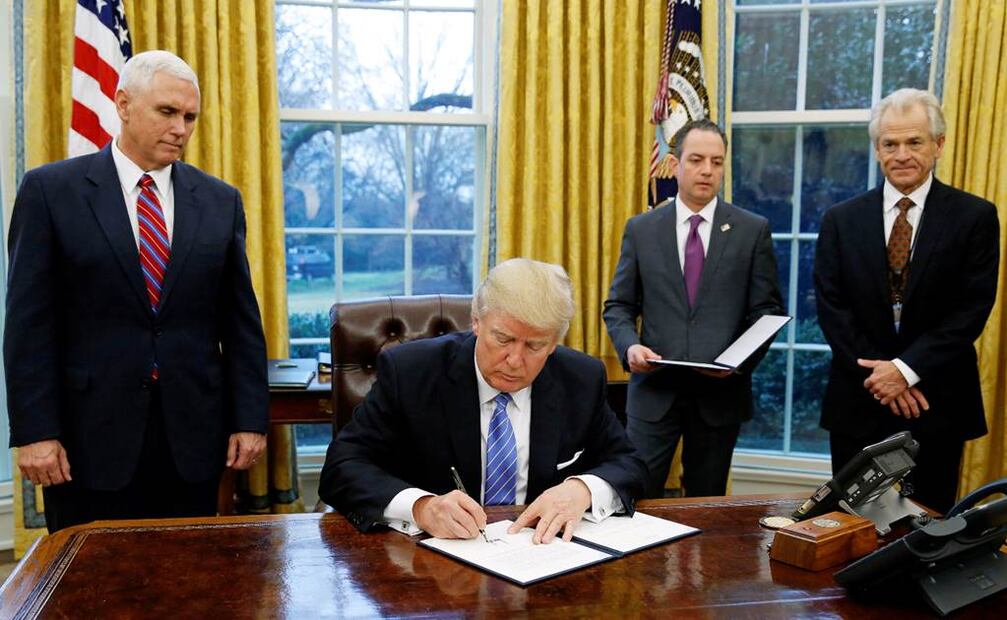 Navarro ayudó a Trump en su primer mandato a renegociar tratados comerciales como el NAFTA o el KORUS, con Corea.