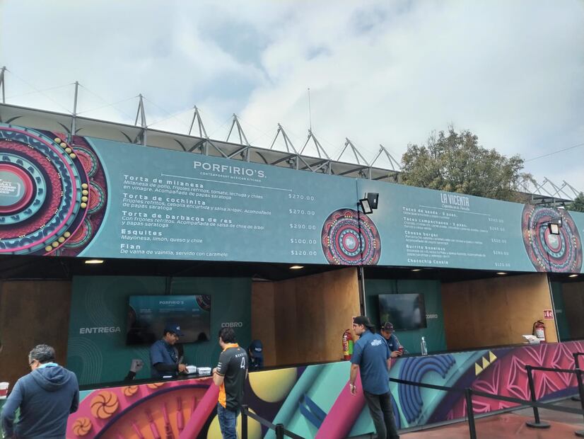 Los costos de las comidas y bebidas en el GP de México / Foto: Oscar Torres- EL UNIVERSAL