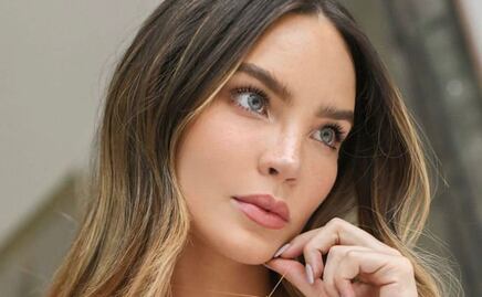 Belinda presume su cintura con increíbles jeans a la cadera