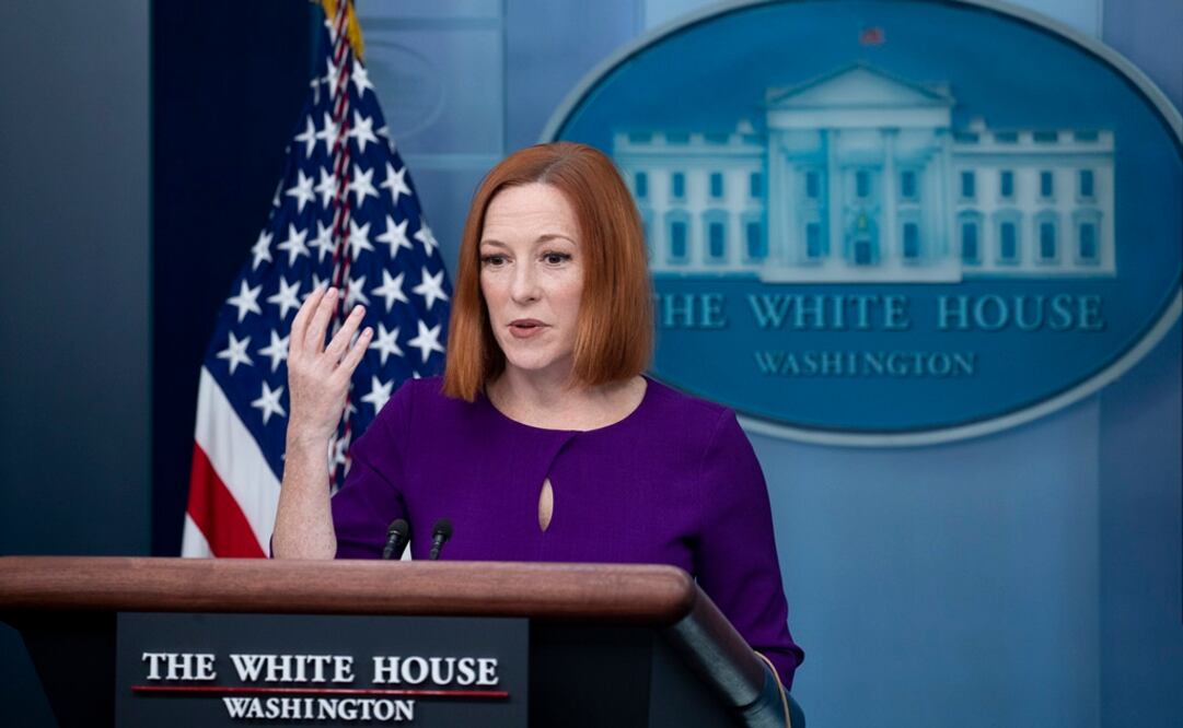 Secretaria de Prensa de la Casa Blanca, Jen Psaki.  Foto: EFE