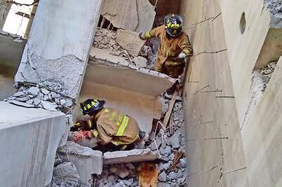 “No hay más cuerpos tras derrumbe en AO”