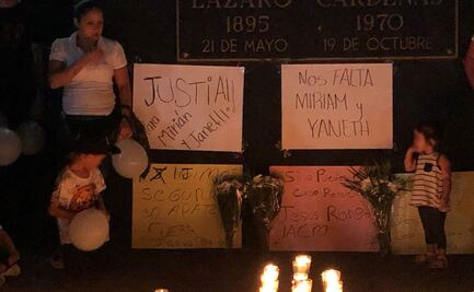 Policía agrede a habitantes de Apatzingán que se manifestaba por homicidio de madre e hija 