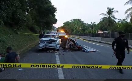 Choque deja seis migrantes haitianos lesionados en Chiapas