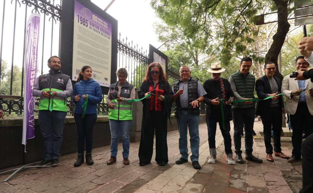 SGIRPC inaugura exposición fotográfica “1985: Cuatro Décadas de Fuerza Colectiva”. Foto: Especial.