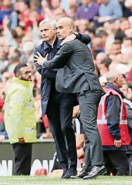 Guardiola da lección a Mourinho