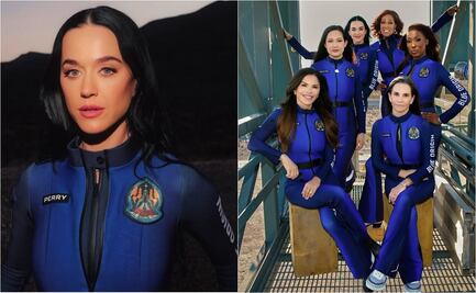 Katy Perry, sana y salva tras abordar uno de los cohetes de Blue Origin 