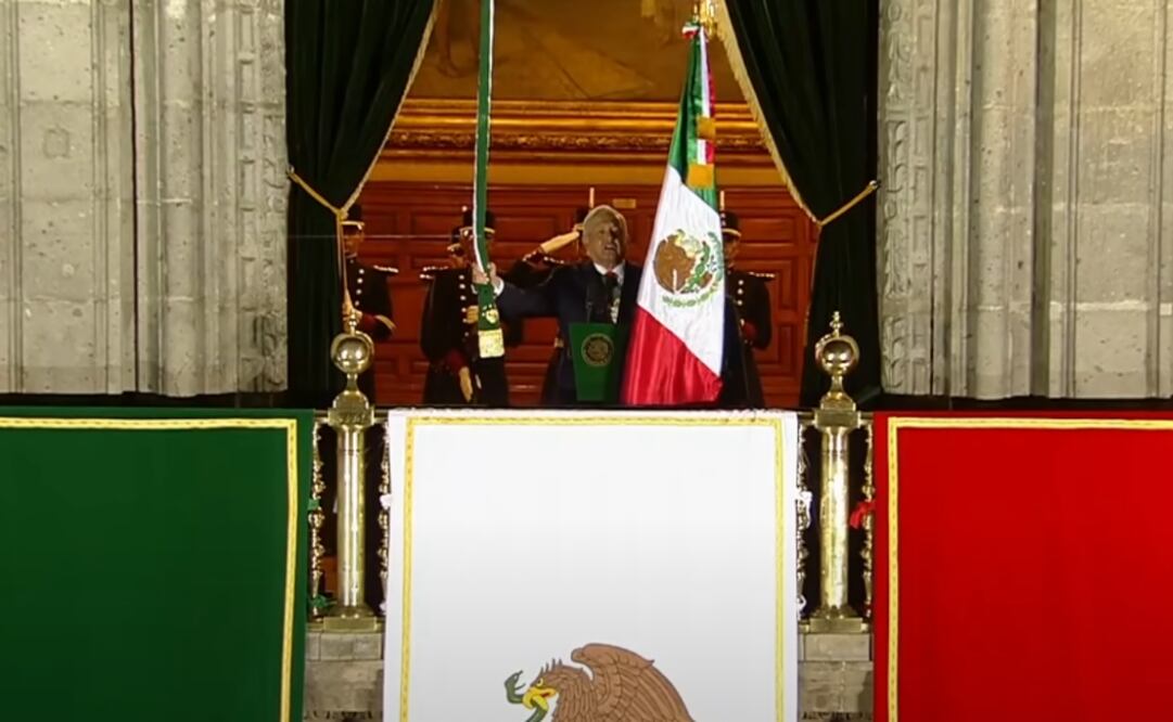 Andrés Manuel López Obrador ha liderado cinco Gritos de Independencia, y se encuentra a unos días de dar el último. Foto: Captura de pantalla del canal Andrés Manuel López Obrador