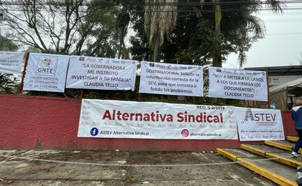 Crece protesta magisterial en Veracruz; profesores cierran vialidades e integran nuevo sindicato