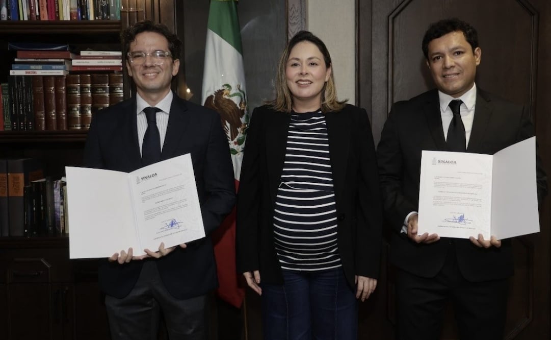 Gobernadora interina de Sinaloa designa dos nuevos titulares en su gabinete. Foto: Especial.