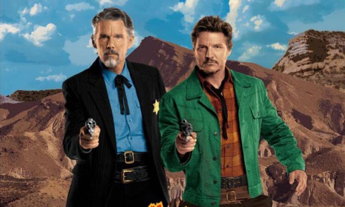 Etahn Hawke y Pedro Pascal. Fuente: Instagram @pascalispunk