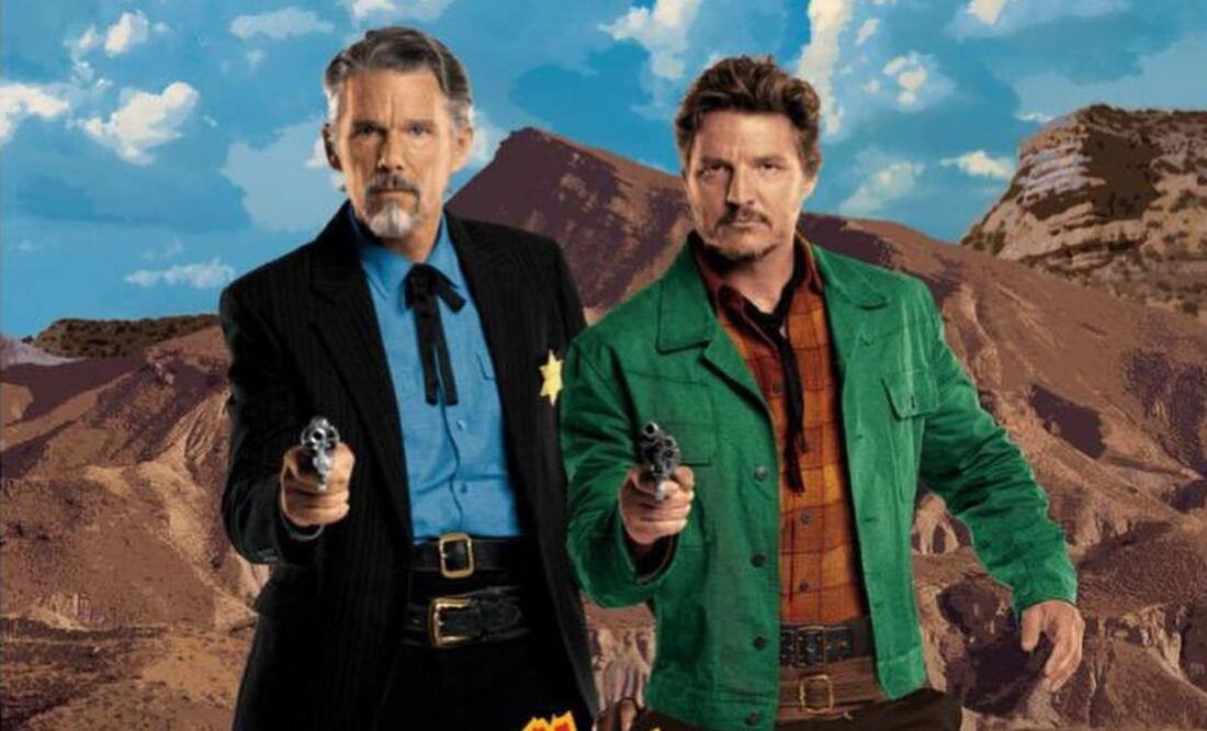 Etahn Hawke y Pedro Pascal. Fuente: Instagram @pascalispunk