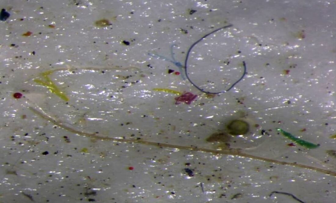 Microplastic found in ice core samples - Photo: Taken from a handout Northwest Passage Project video/Camera: Duncan Clark via REUTERS