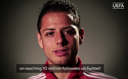 'Chicharito' felicita a la UEFA de Champions League