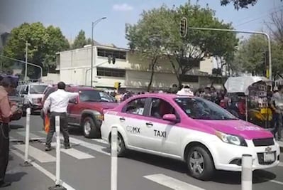 Caos vial en CDMX tras sismo