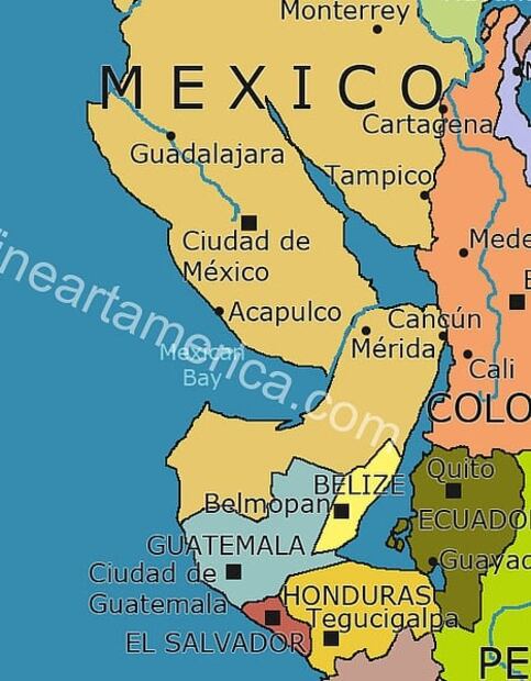 Dónde estarían los países si el mundo aún tuviera un solo continente