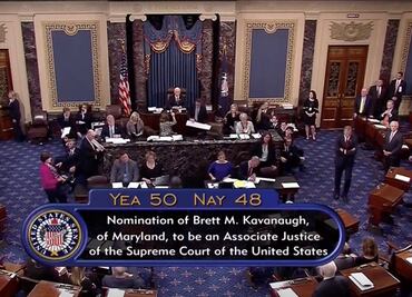 Senado de EU confirma a Brett Kavanaugh como nuevo juez del Tribunal Supremo