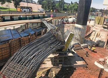 Tras accidente, continúan obras en Trolebús a Chalco