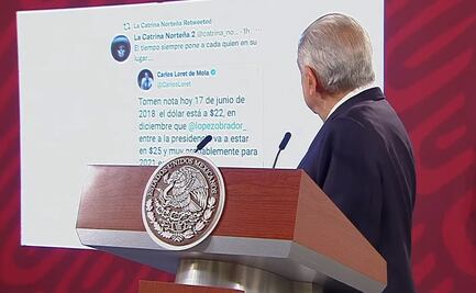 "Oootra vez" Loret de Mola desmiente tuit que AMLO presentó como verdadero en la mañanera
